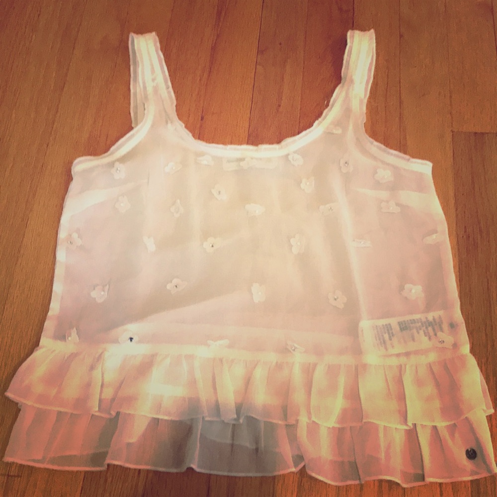 Beautiful limited edition tank top with diamonds